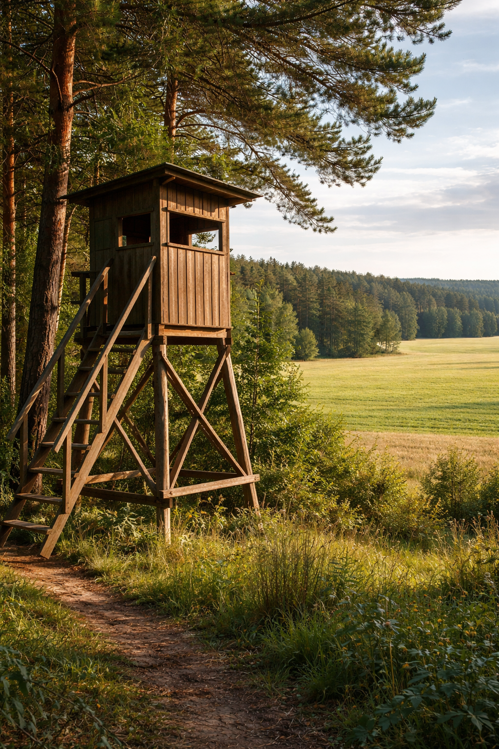 Hochsitz im Wald